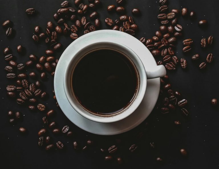 Cup of black coffee